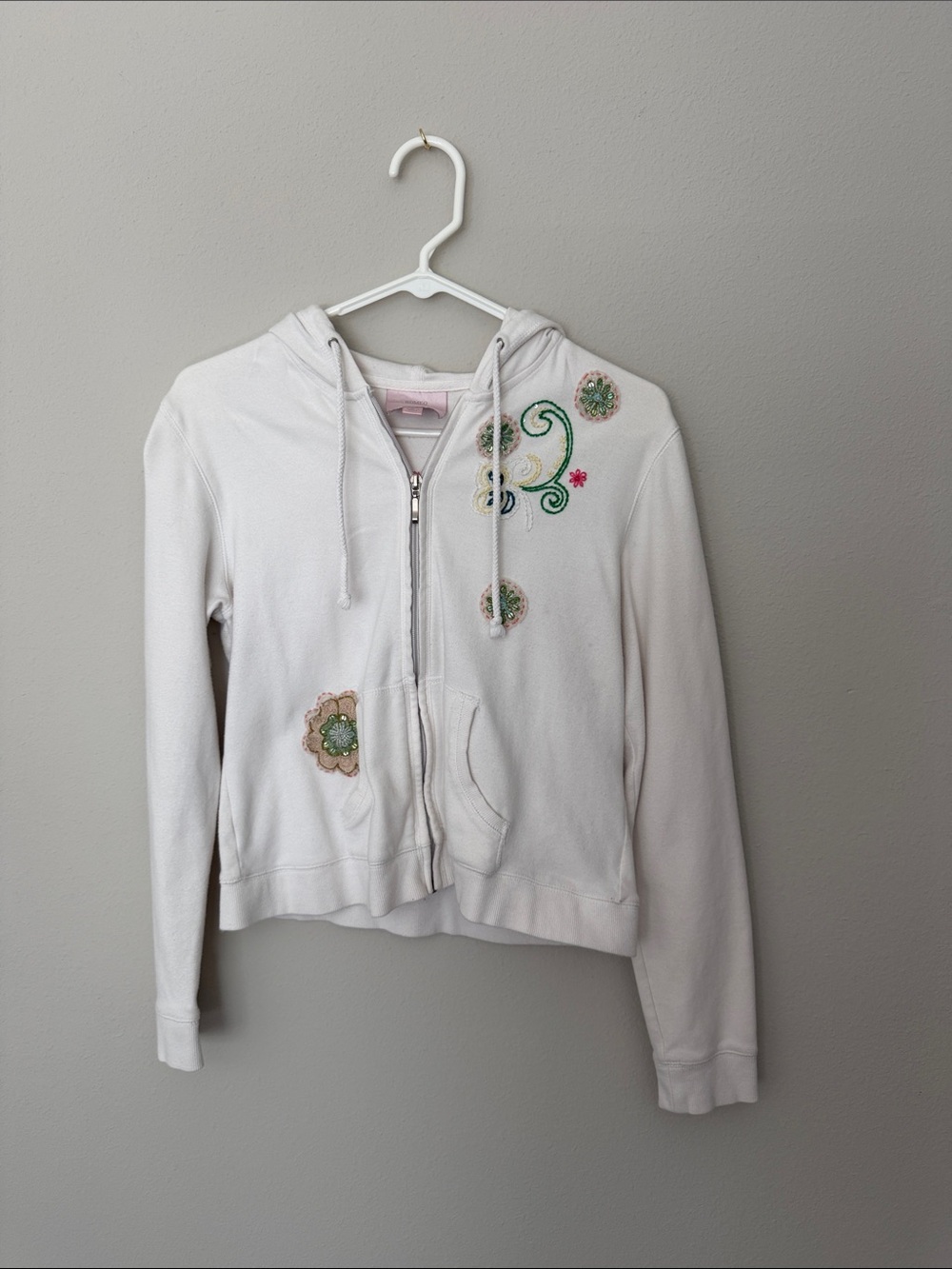 Lucky Brand vintage-style Y2K full-zip hoodie